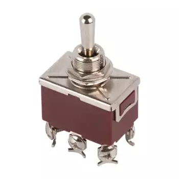 тумблер! 250V 15А (6c) (ON)-OFF-(ON) двухполюсный\