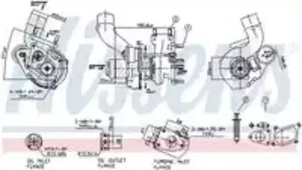 турбокомпрессор!\ Renault Master 98> 93020 NISSENS