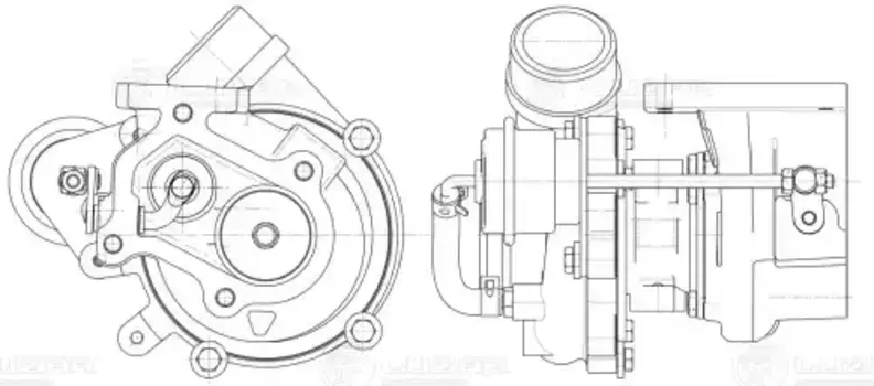 турбокомпрессор! тип K03\ Fiat Ducato 2.3TD 06> LAT 1680 LUZAR