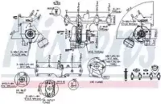 турбокомпрессор!\ VW Golf IV 97> 93090 NISSENS