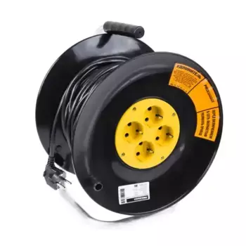 Удлинитель силовой на катушке 4 гнезда с/з 30 м 3х1 мм STANDART PROCONNECT 11-7605