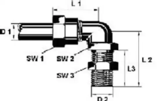 угловой пневмосистемы D15 WABCO 893 830 042 0