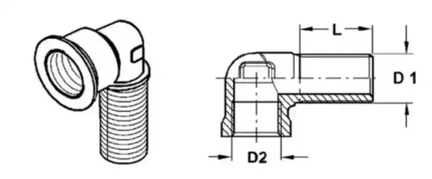 угловой пневмосистемы WABCO 893 401 774 4