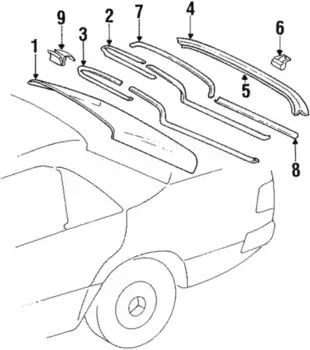 УПЛОТНИТЕЛЬ СТЕКЛА 124 678 22 37 MB