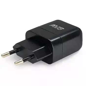 USB СЕТЕВОЕ ЗАРЯДНОЕ УСТРОЙСТВО AVS 2 ПОРТА UT-724 (2,4А) A07978S