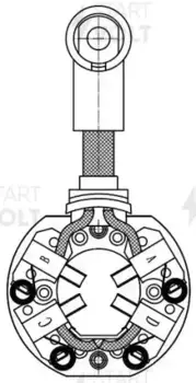 Узел щеточный стартера для а/м Honda Accord V (96-) 1.8i/2.0i/Accord VI (98-) 1.8i (VBS 230 VBS 2301 СТАРТВОЛЬТ