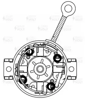 узел щеточный стартера! н/о\ Лада 2101-2107/2123/21214 VBS 0102 СТАРТВОЛЬТ