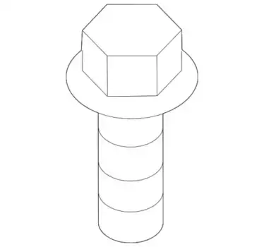 VAG,Винт с цилиндрической головкой N91 205 201