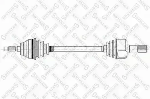 Вал приводной в сборе STELLOX 158 1004-SX
