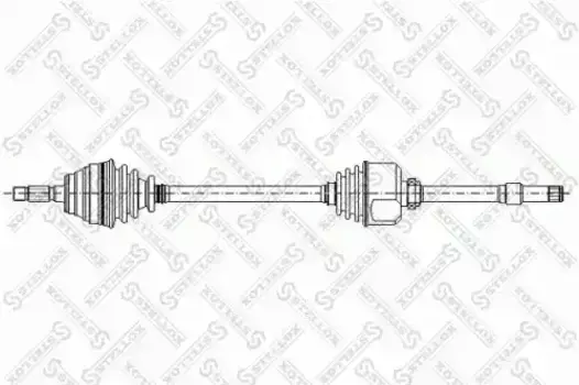 Вал приводной в сборе STELLOX 158 1007-SX