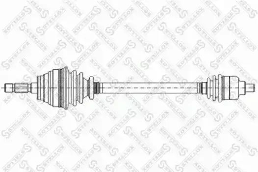 Вал приводной в сборе STELLOX 158 1051-SX