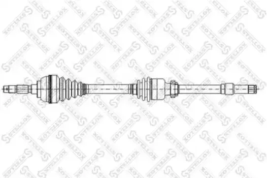 Вал приводной в сборе STELLOX 158 1772-SX
