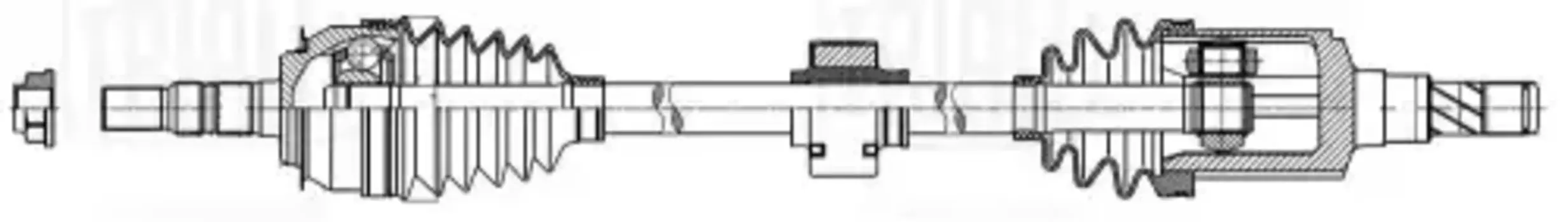 Вал приводной в сборе TRIALLI AR 0526
