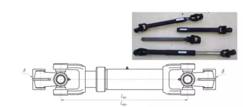 Вал рулевой БААЗ 103-3444062
