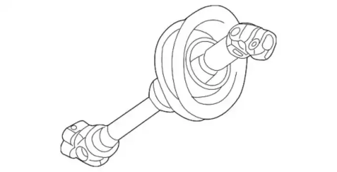 Вал рулевой VAG 8K1419753H