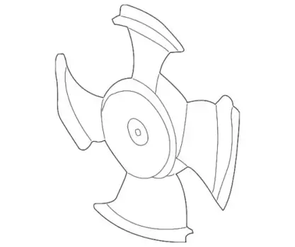 Вентилятор охлаждения радиатора 38611PMMA01 HONDA