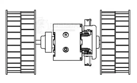 Вентилятор отопителя LUZAR LFH 1009