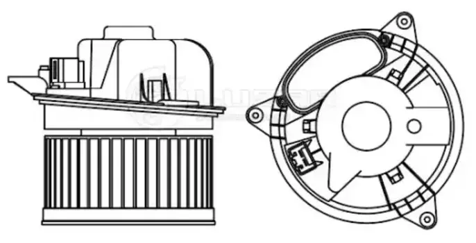 Вентилятор отопителя LUZAR LFH 1037