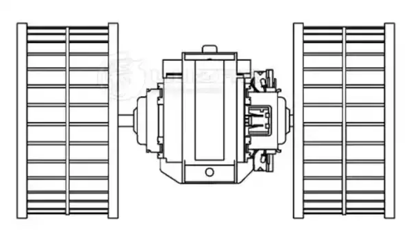 Вентилятор отопителя LUZAR LFH 1604