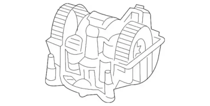 Вентилятор отопителя MB 222 820 22 14