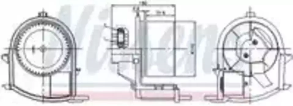 Вентилятор отопителя NISSENS 87047