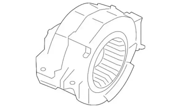 Вентилятор отопителя VAG 4F0820020A