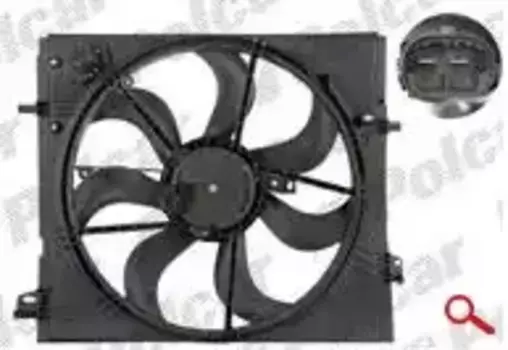 ВЕНТИЛЯТОРЫ С КОРПУСОМ/КРОНШТЕЙНОМ (POLCAR) 27C123W2