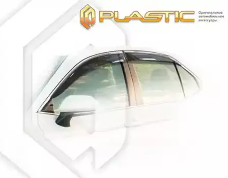 ВЕТРОВИКИ ДВЕРЕЙ TOYOTA CAMRY 2018 Н.В. (CLASSIC ПОЛУПРОЗРАЧНЫЙ), 2010030313481 CA PLASTIC