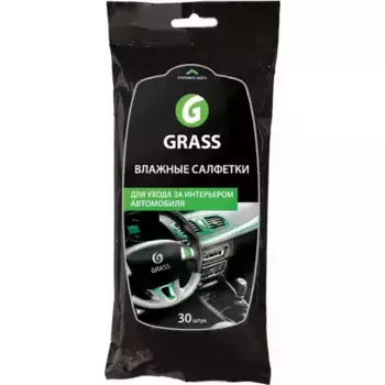 Влажные салфетки салон авто GRASS IT-0311 30 шт.