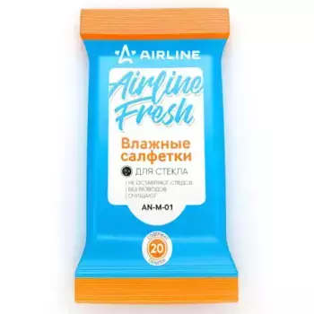 Влажные салфетки стекло AIRLINE AN-M-01 20 шт.