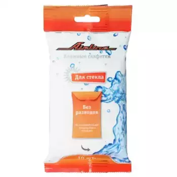 Влажные салфетки стекло AIRLINE AN-M-02 10 шт.