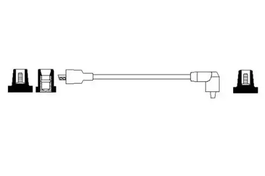 Высоковольтные провода (провода зажигания) BOSCH 0 986 356 089