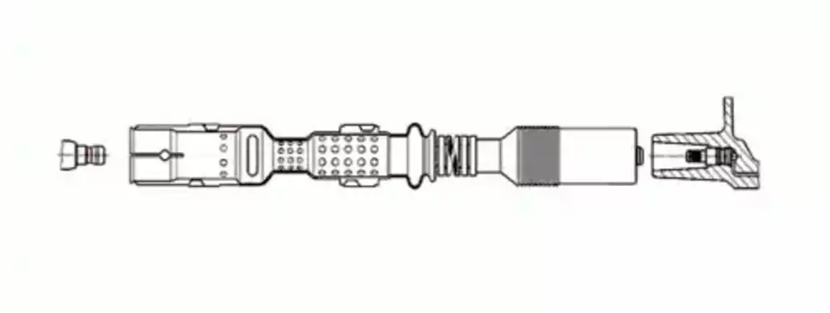 Высоковольтные провода (провода зажигания) BREMI 197E27