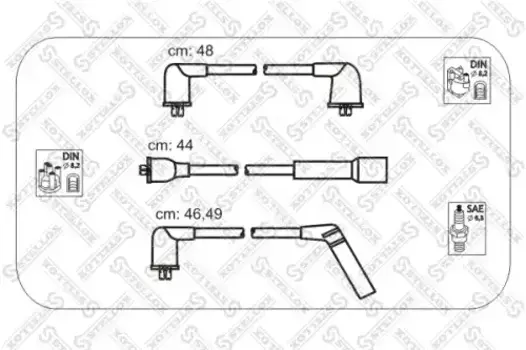 Высоковольтные провода (провода зажигания) STELLOX 10-30040-SX