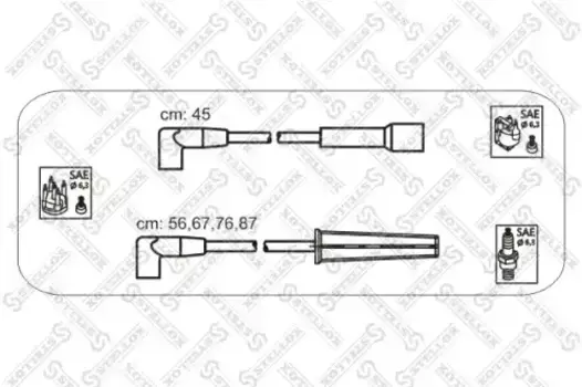 Высоковольтные провода (провода зажигания) STELLOX 10-30042-SX