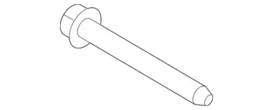 W500747S442 БОЛТ М12Х80 С ШЕСТИГРАННОЙ ГОЛОВКОЙ С ФЛАНЦЕМ FORD