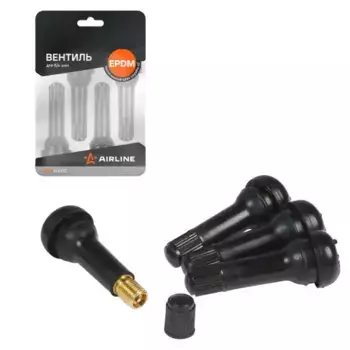 вентиль! для б/к шин TR414 PRO, EPDM резина, 4 шт.\ ATRV414EPDM01 AIRLINE