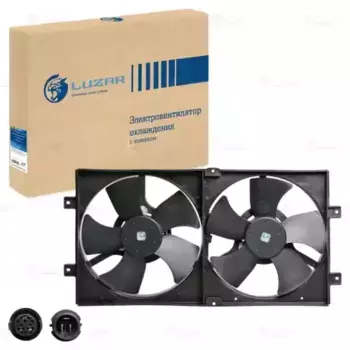вентилятор охлаждения! 2 вент.с кожухом\ Chery Amulet A15 03> LFK 3001 LUZAR