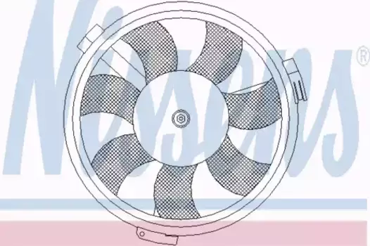 вентилятор охлаждения!\ Audi A6 1.8-2.8 97-05, VW Passat 1.8 00-05 85547 NISSENS