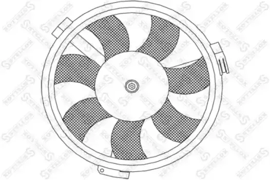 вентилятор охлаждения!\ Audi A6 1.8-2.8 97-05, VW Passat 1.8 00-05 29-99334-SX STELLOX