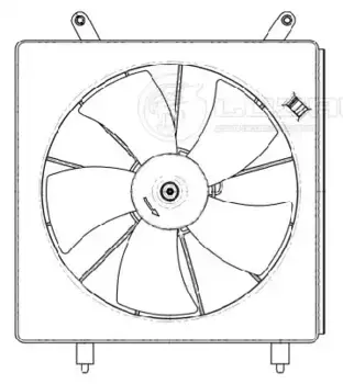 вентилятор охлаждения!\ Honda CR-V II 02> LFK 2302 LUZAR