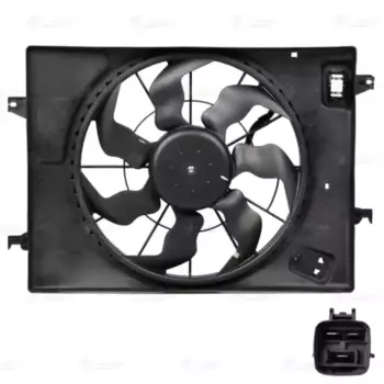 вентилятор охлаждения!\ Hyundai Tucson 04>