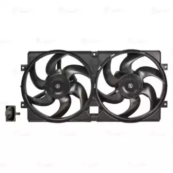 вентилятор охлаждения! с кожухом (2 вент.) без резистора\ ВАЗ 2123 01>, Chevrolet Niva 02> LFK 0124 LUZAR