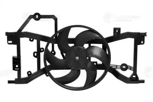 вентилятор охлаждения !с кожухом\ Renault Logan II 12> LFK0978 LUZAR