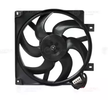 вентилятор охлаждения !с кожухом с резист.\ ВАЗ 1118 Калина LFK0118 LUZAR