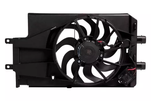 вентилятор охлаждения !с кожухом\ ВАЗ 2190 Гранта 15> тип KDAC LFK0194 LUZAR