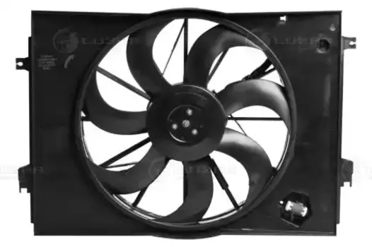 вентилятор охлаждения с рамкой!\ Hyundai Tucson 2.0i 04-10 LFK 0880 LUZAR