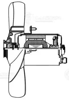 вентилятор охлаждения!\ VW Transporter T4 90> LFC 1813 LUZAR