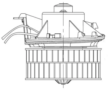 Вентилятор отопителя LUZAR LFH 0348