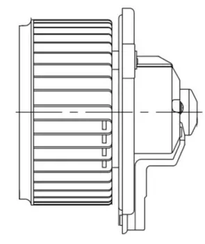 Вентилятор отопителя LUZAR LFH 1922
